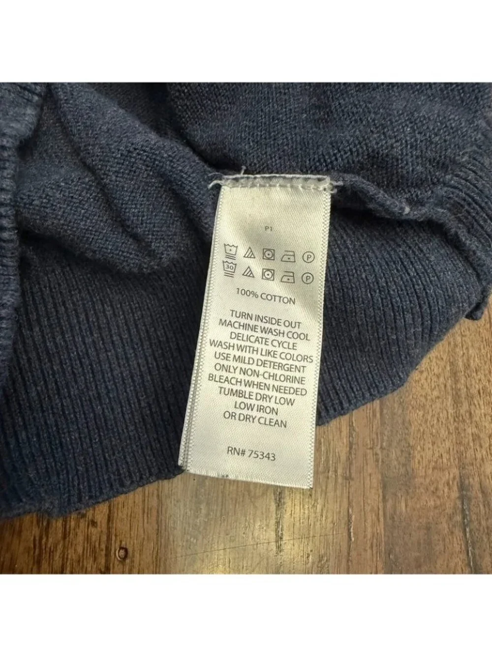 British Khaki V-neck Sweater